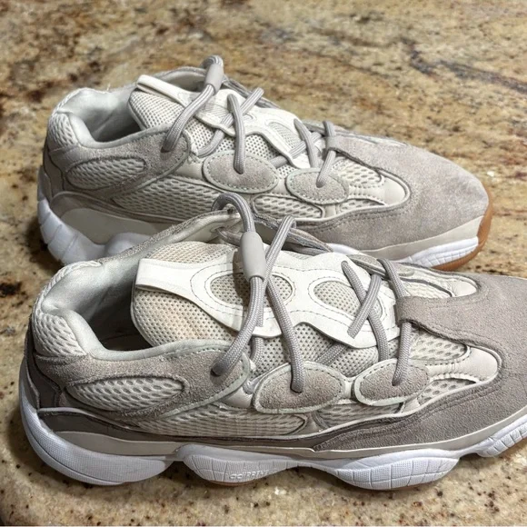 Yeezy 500 Bone/white Adidas Sneakers - Picture 5 of 8